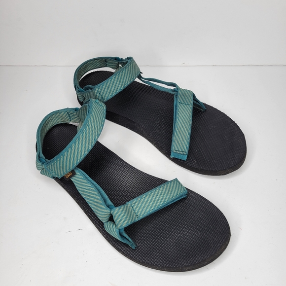 TEVA Women's Original Universal Sandal, Candy Stripe Deep Lake Size 11 - Picture 2 of 10